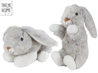 Obrázek z Zajíček plyš 17/20cm, 2dr 